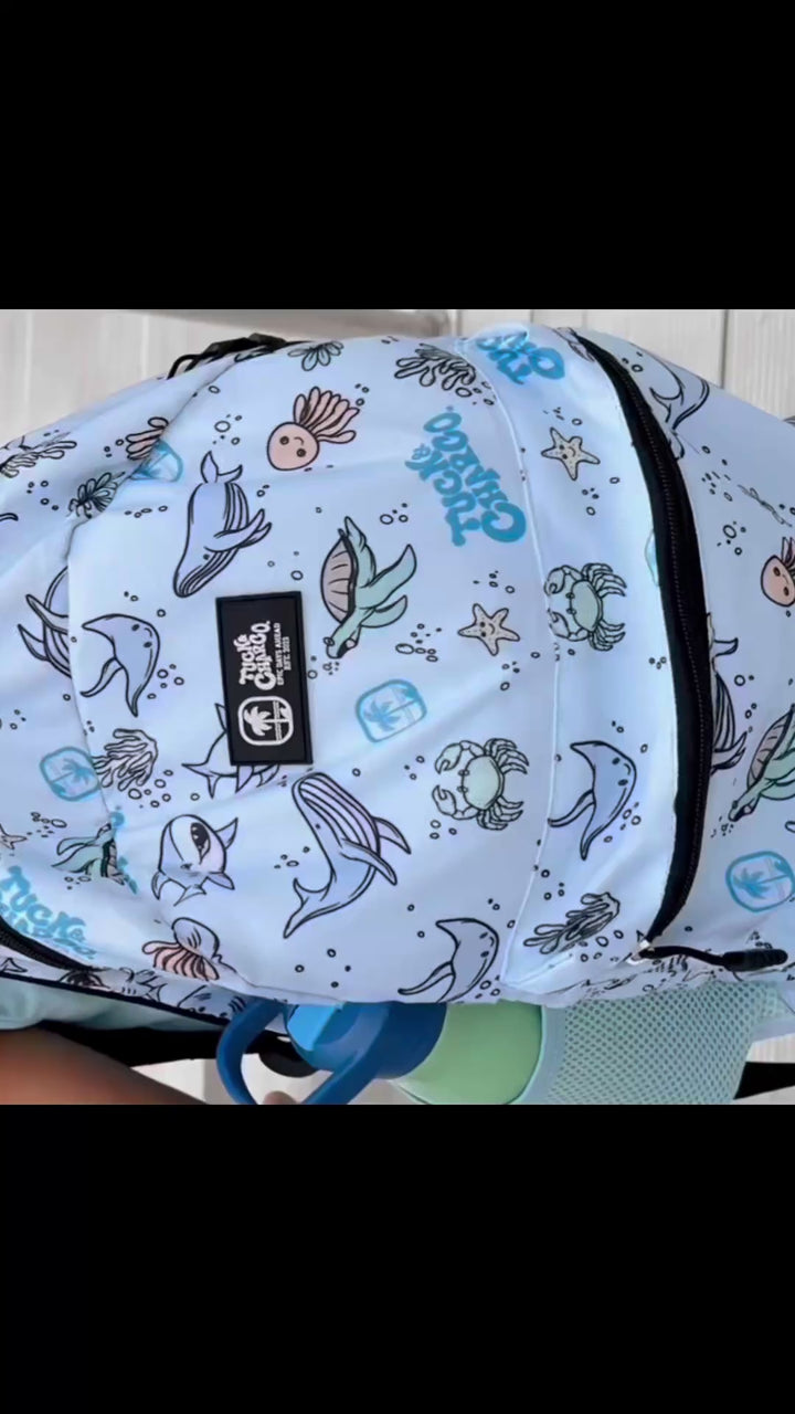 Rad Sea Crew Backpack Standard Size- Blue