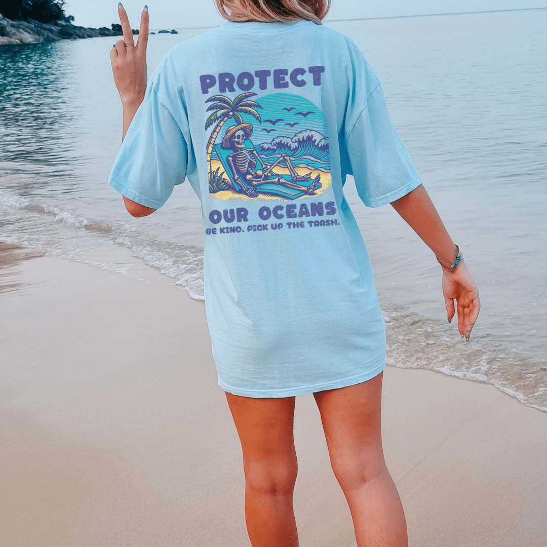 Protect Our Oceans - Adult T-Shirt - Tuck & Char Co.