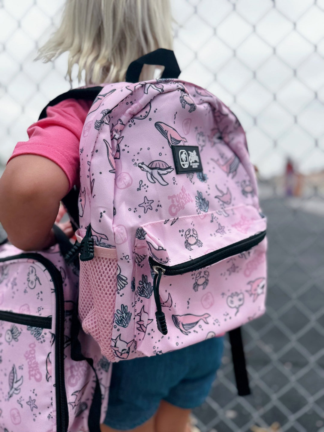Rad Sea Crew Backpack - Mid Size - Pink - Tuck & Char Co.