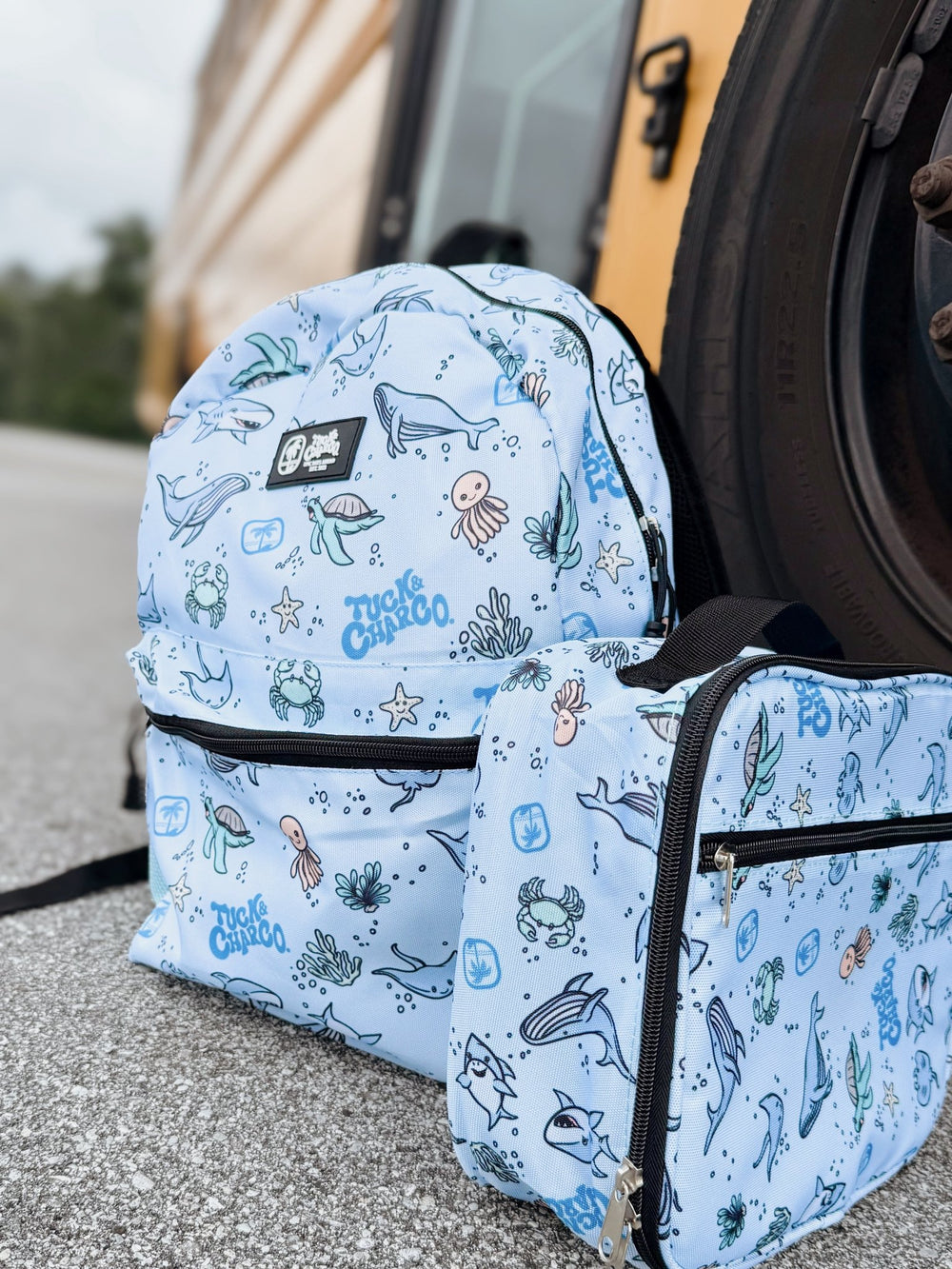 Rad Sea Crew Backpack Standard Size - Blue - Tuck & Char Co.