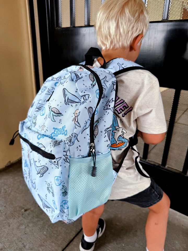 Rad Sea Crew Backpack Standard Size - Blue - Tuck & Char Co.