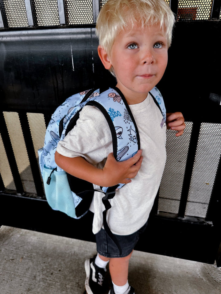 Rad Sea Crew Backpack Standard Size - Blue - Tuck & Char Co.