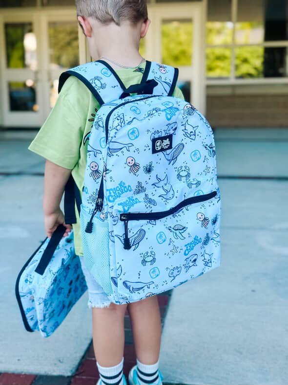 Rad Sea Crew Backpack Standard Size - Blue - Tuck & Char Co.