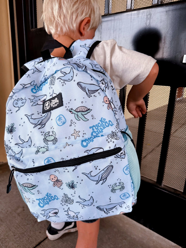 Rad Sea Crew Backpack Standard Size - Blue - Tuck & Char Co.