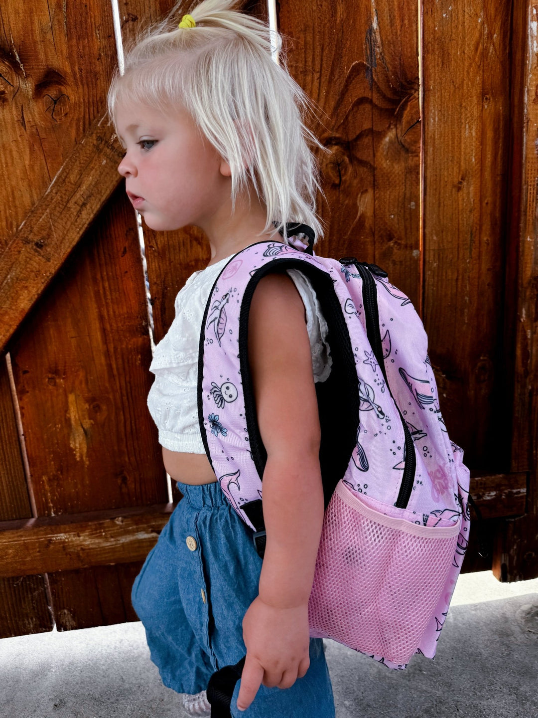 Rad Sea Crew Backpack Standard Size - Pink - Tuck & Char Co.