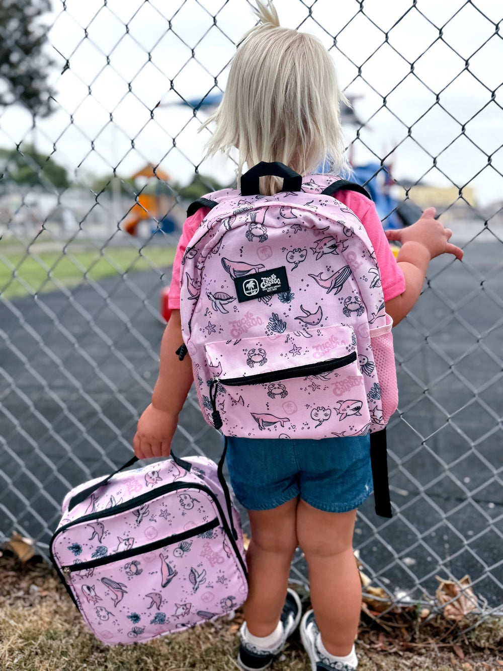 Rad Sea Crew Lunch Box - Pink - Tuck & Char Co.