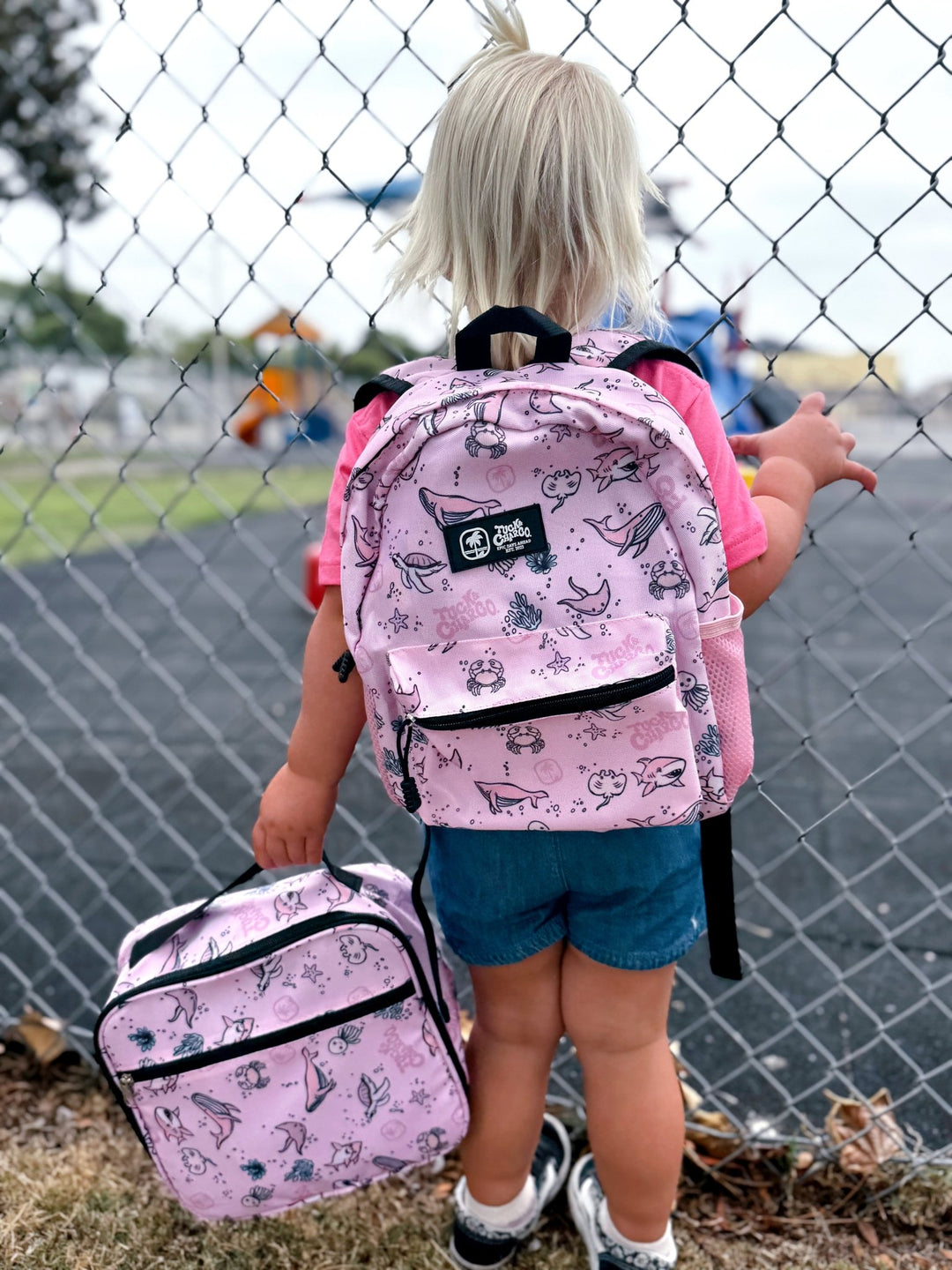 Rad Sea Crew Lunch Box - Pink - Tuck & Char Co.