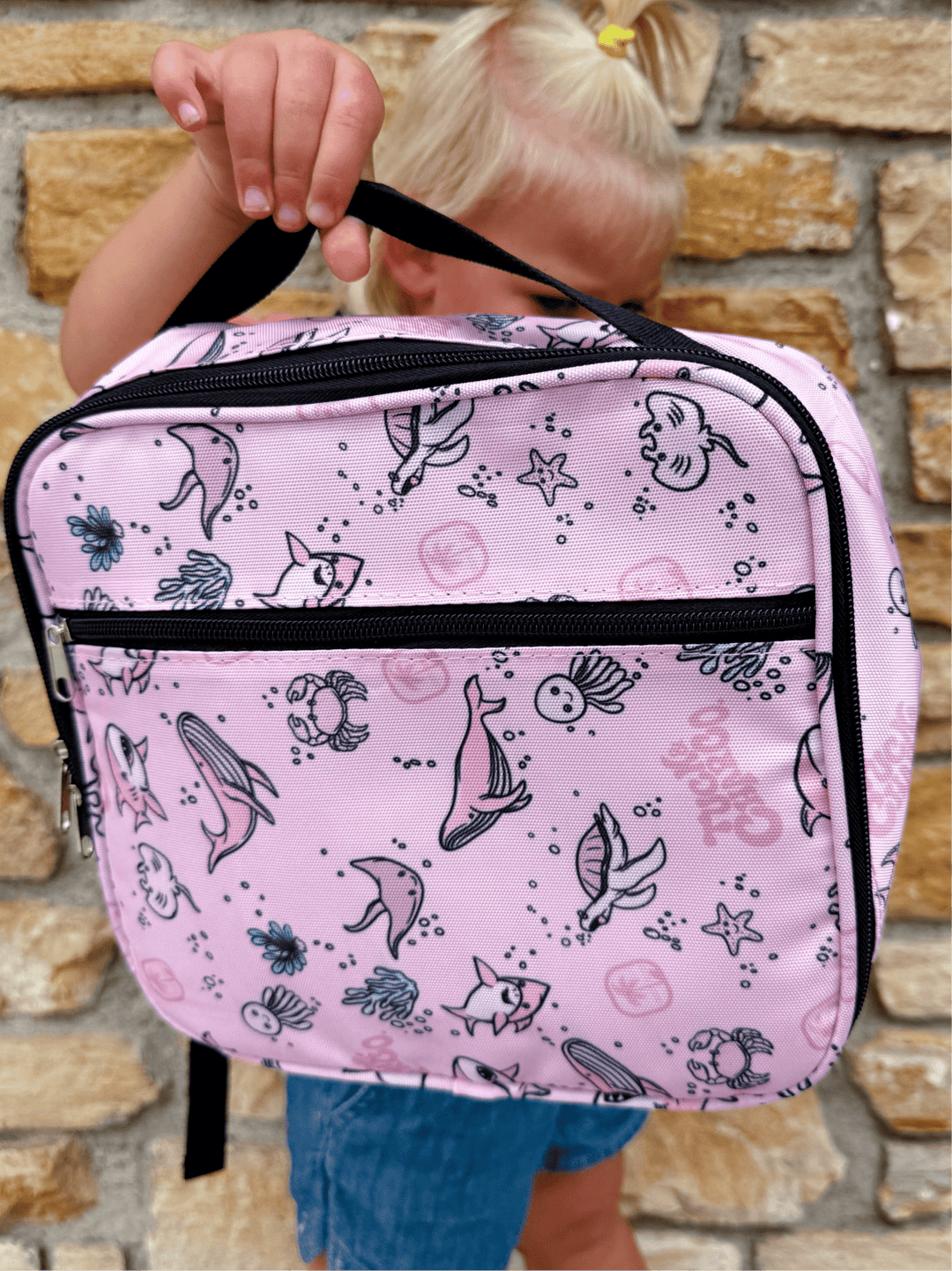 Rad Sea Crew Lunch Box - Pink - Tuck & Char Co.