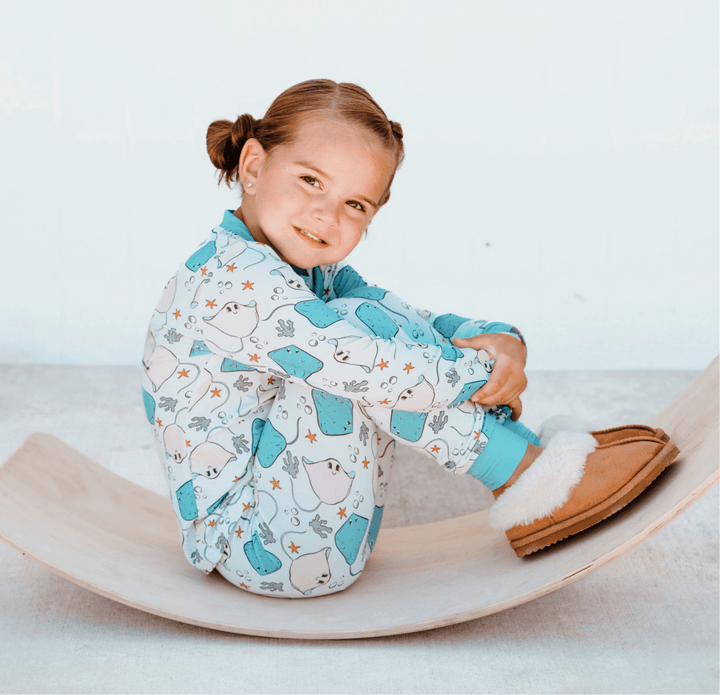 Resting Rays Stingray Kids PJ Two - Piece - Tuck & Char Co.