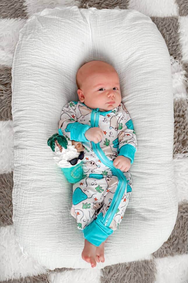 Resting Rays Stingray Kids PJ Zipper – Tuck & Char Co.