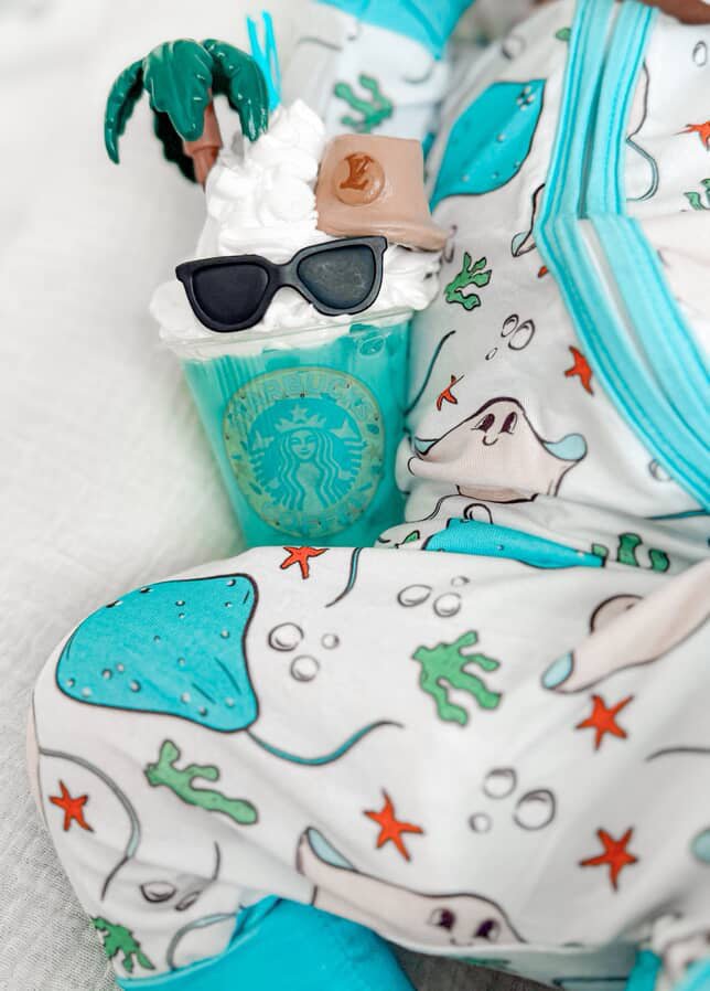 Resting Rays Stingray Kids PJ Zipper - Tuck & Char Co.