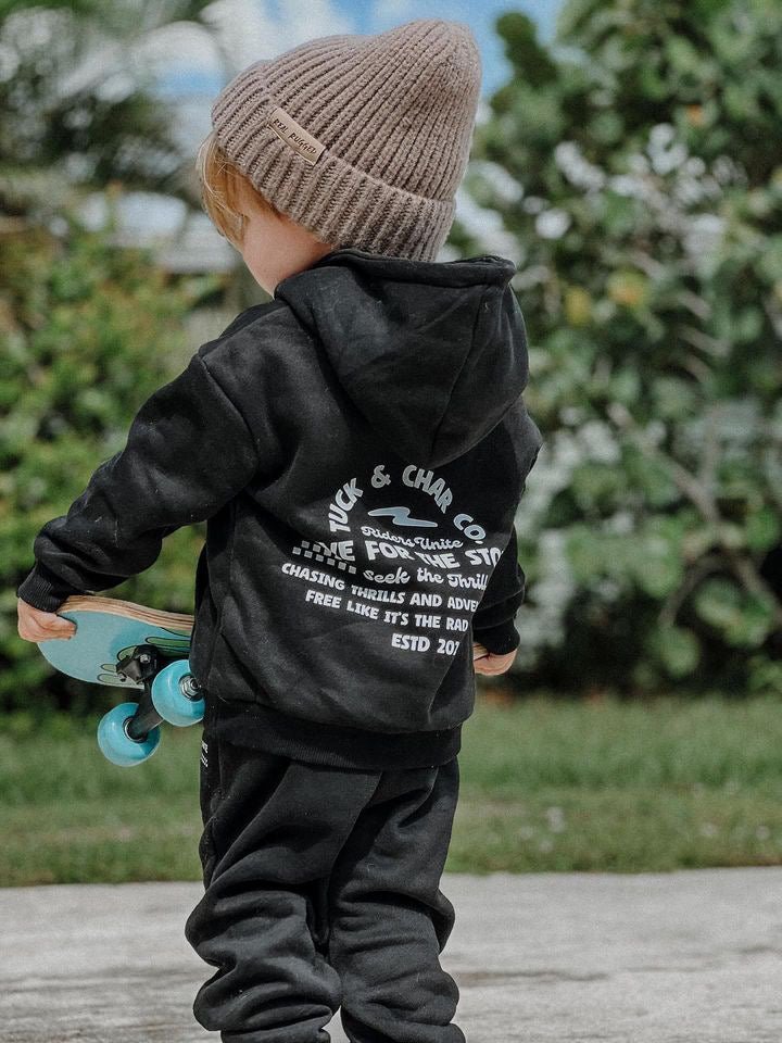 Riders Unite: Live for the Stoke (Black) - Tuck & Char Co.