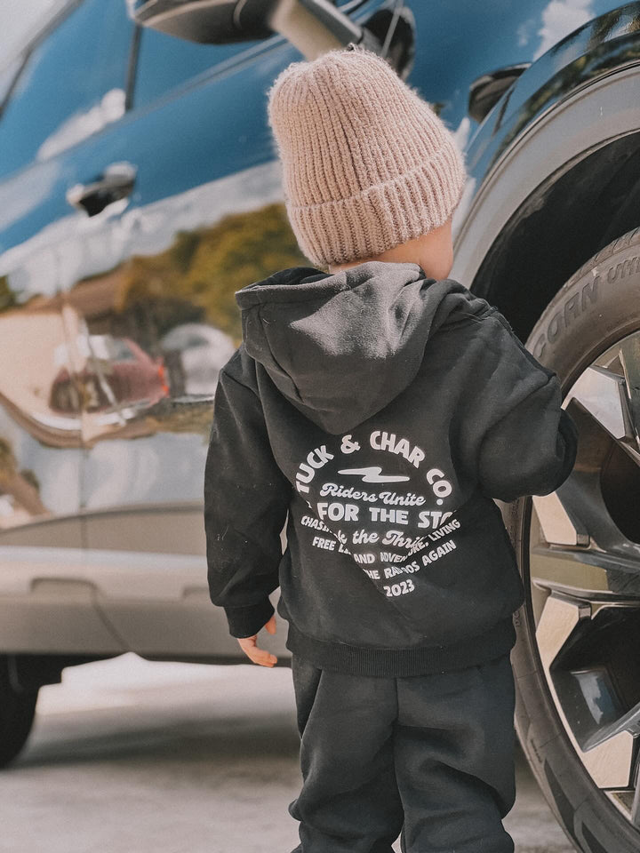 Riders Unite: Live for the Stoke (Black) - Tuck & Char Co.