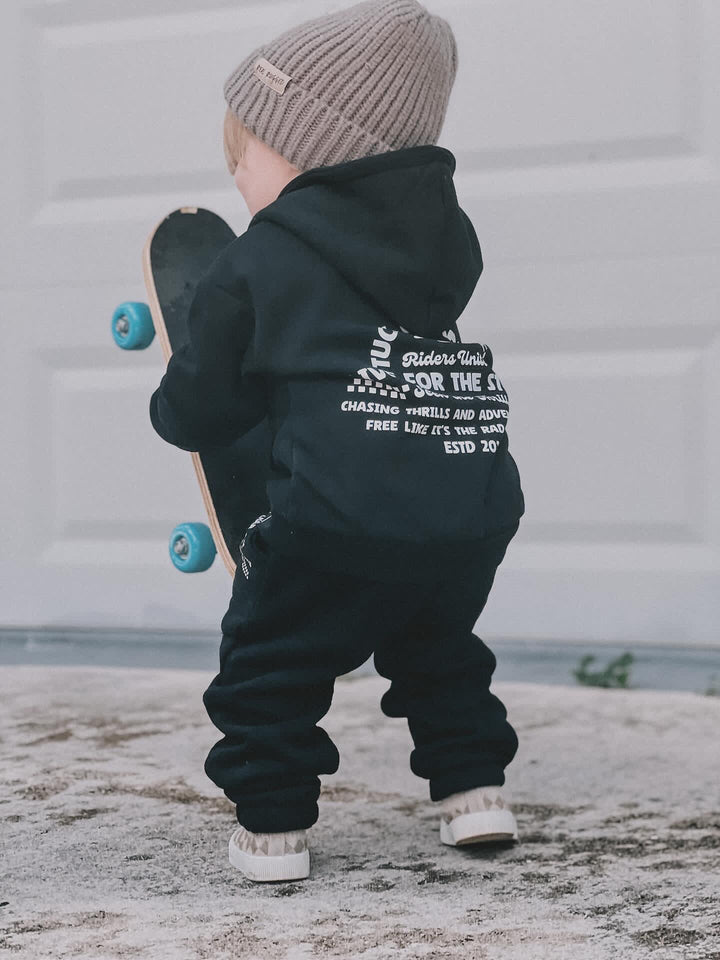 Riders Unite: Live for the Stoke (Black) - Tuck & Char Co.