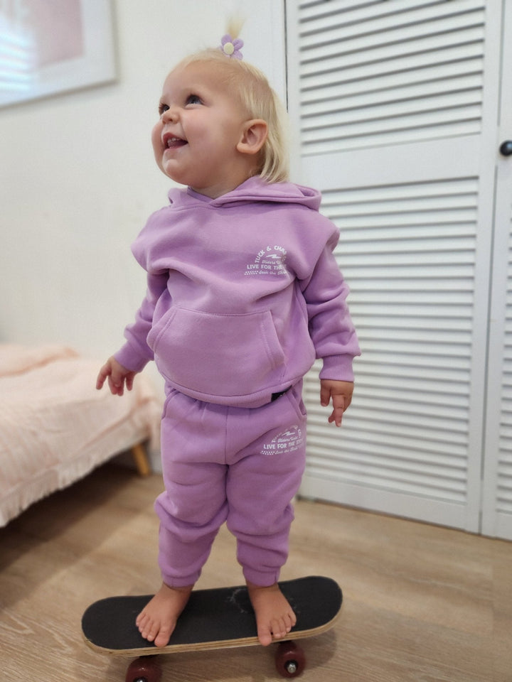 Riders Unite: Live For The Stoke (Purple) - Sweatsuit - Tuck & Char Co.