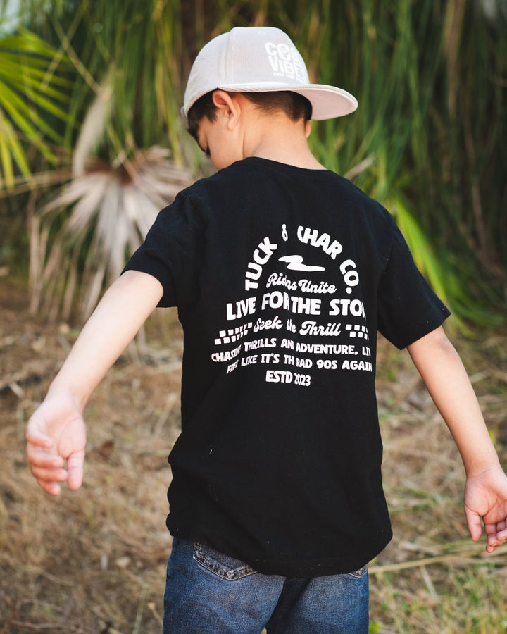 Riders Unite T-Shirt - Black - Tuck & Char Co.