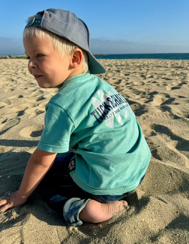 Salty Dogz Surf Camp T-Shirt - Tuck & Char Co.