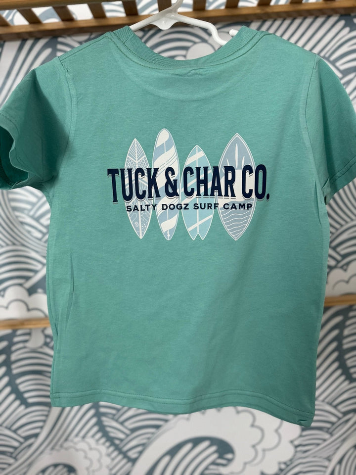 Salty Dogz Surf Camp T-Shirt - Tuck & Char Co.