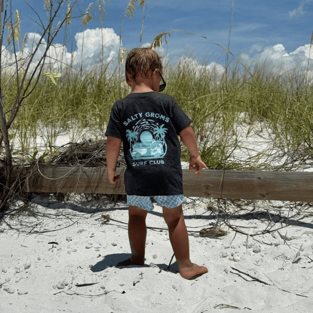 Salty Groms Surf Club T-Shirt - Tuck & Char Co.