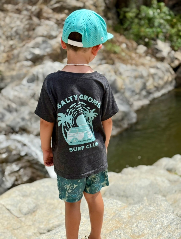 Salty Groms Surf Club T-Shirt - Tuck & Char Co.
