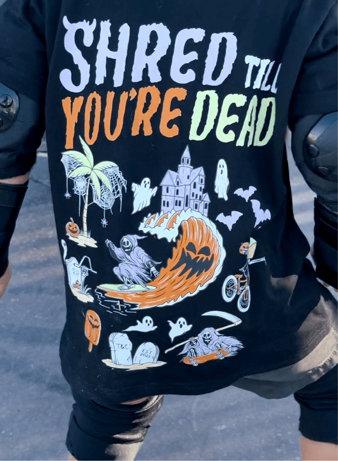Shred Till You're Dead T-Shirt - Tuck & Char Co.