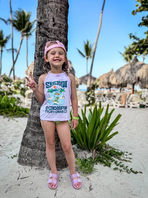 Shreddin' & Chompin' Halter Top - Lavender - Tuck & Char Co.