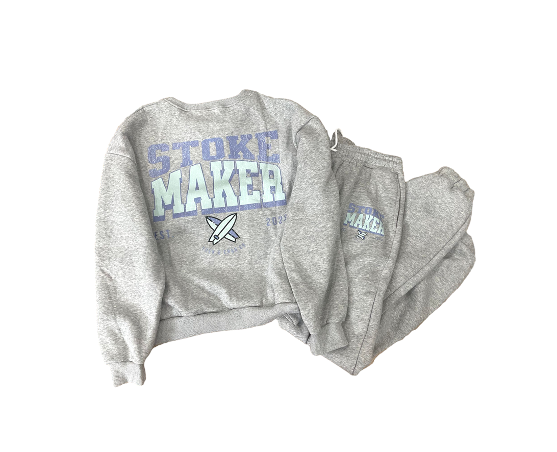 Stoke Maker Blue Green Sweatsuit - Tuck & Char Co. 