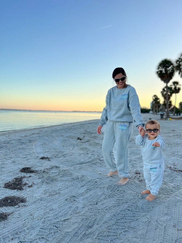 Stoke Maker Blue Green Sweatsuit - Tuck & Char Co.