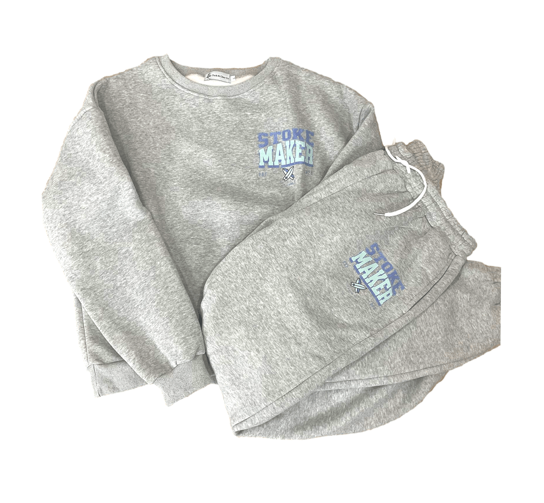 Stoke Maker Blue Green Sweatsuit - Tuck & Char Co.