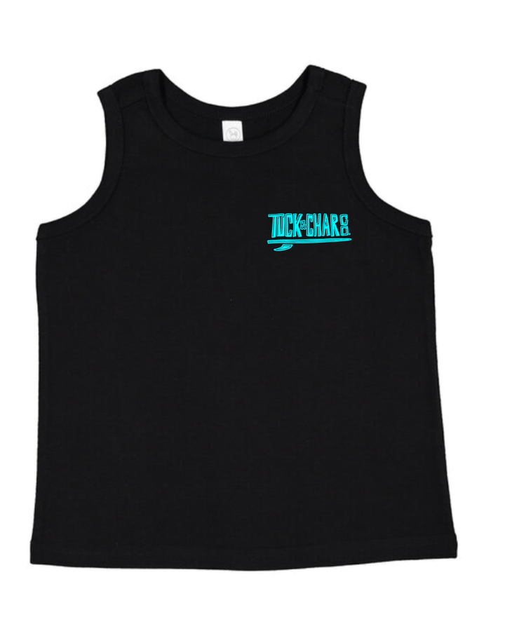 Surf Club Black Tank Top - Limited Edition - Tuck & Char Co.