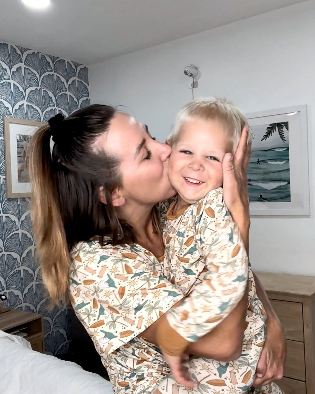 Surfer Boy Mama PJ Set - Tuck & Char Co.