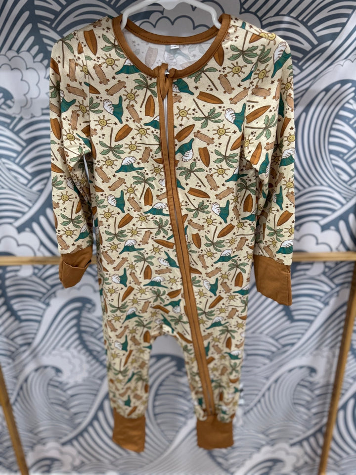 Surfer Boy Romper - Tuck & Char Co.