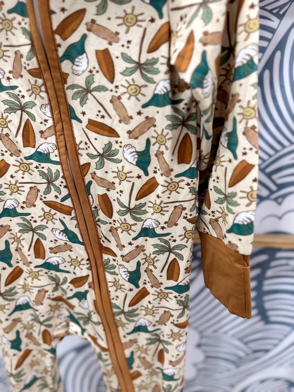 Surfer Boy Romper - Tuck & Char Co.