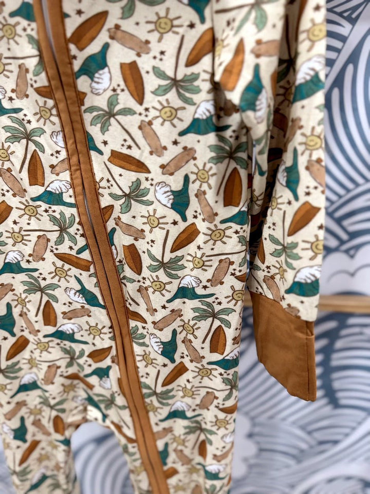 Surfer Boy Romper - Tuck & Char Co.