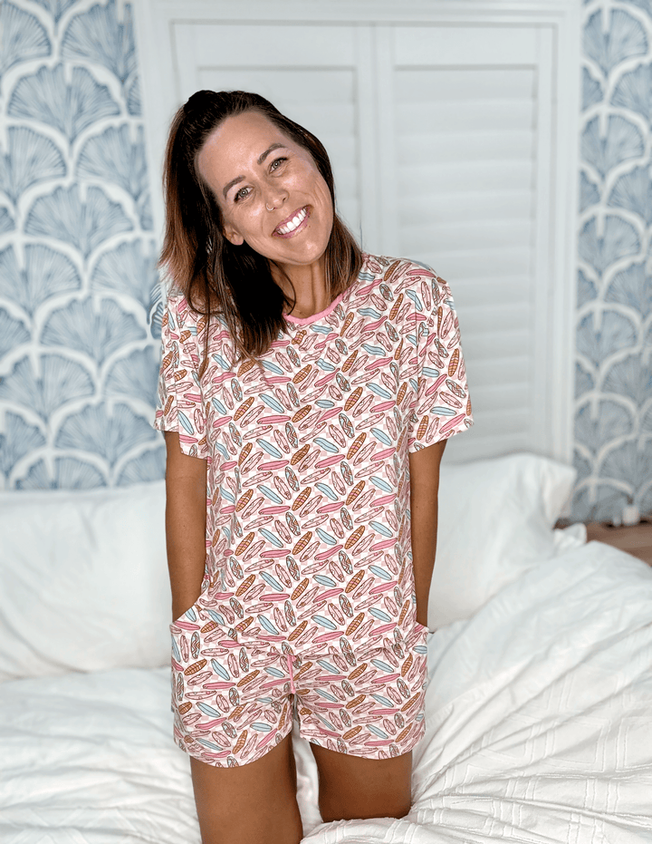 Surfer Girl Mama PJ Set - Tuck & Char Co.