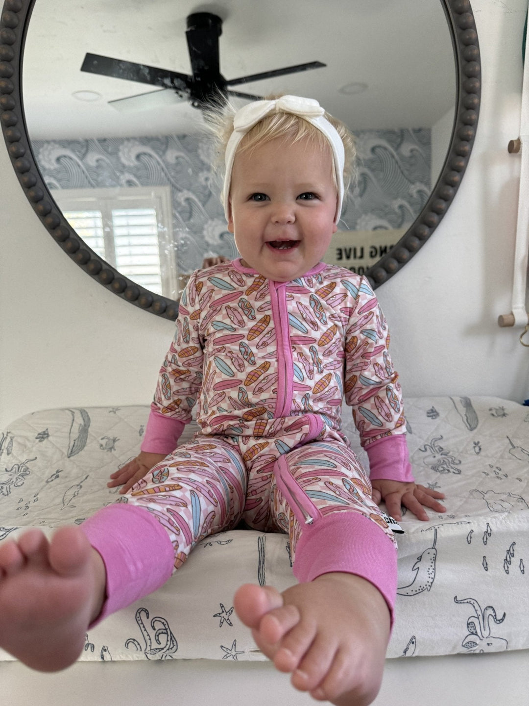 Surfer Girl Romper - Tuck & Char Co.