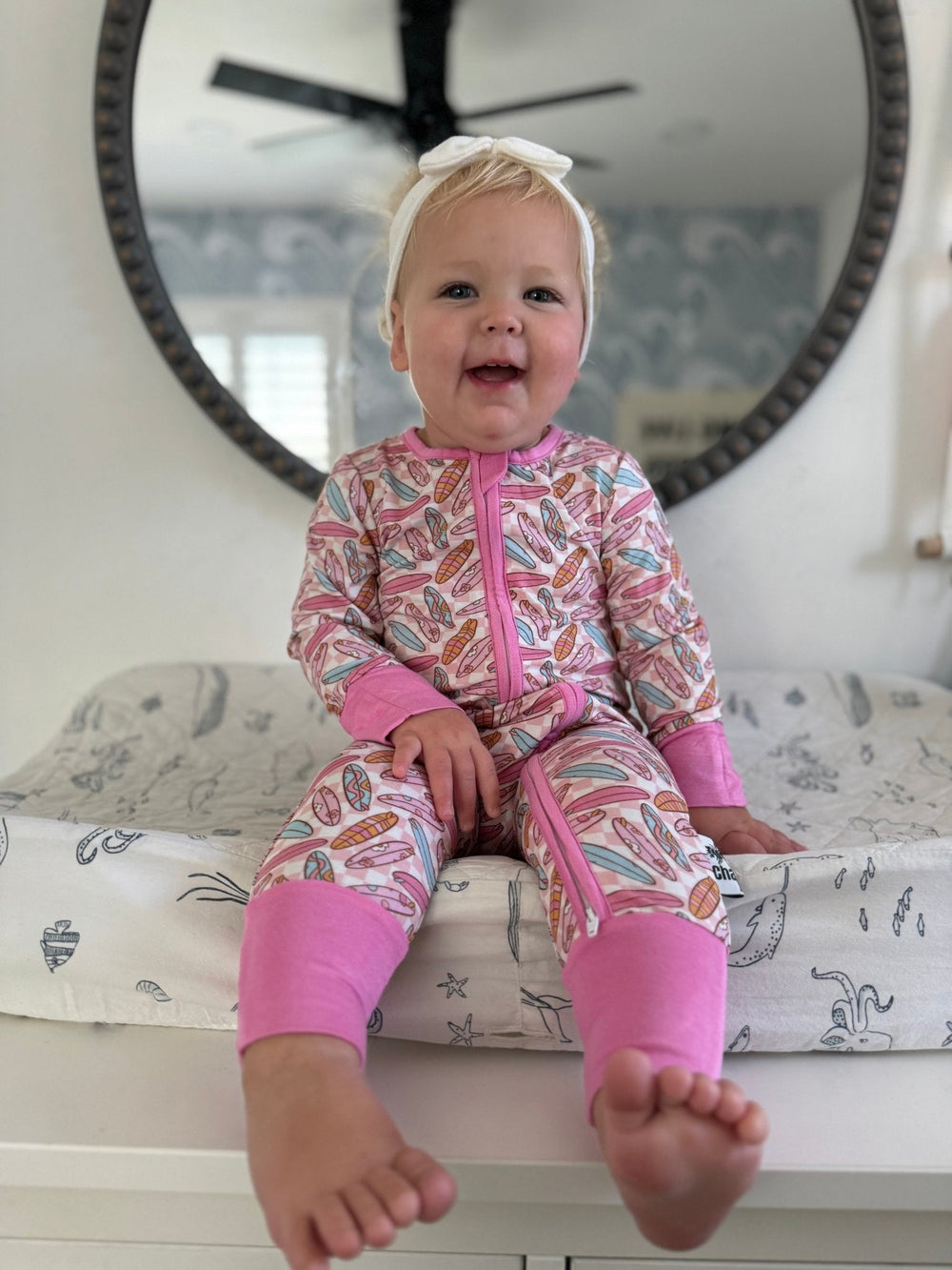Surfer Girl Romper - Tuck & Char Co.