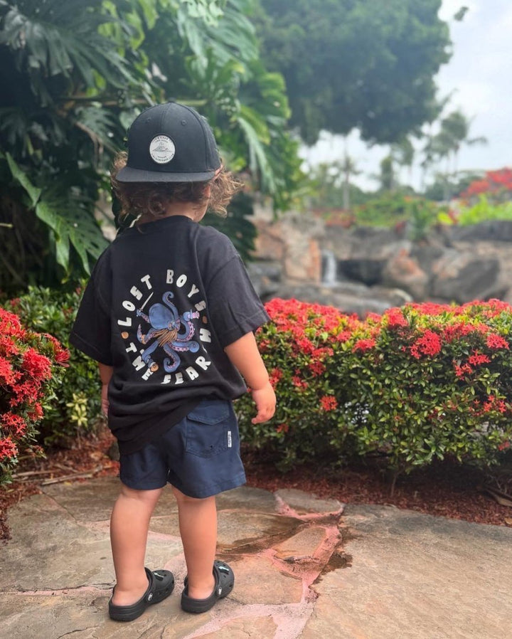 Tiny Shredder Club Snapback - Black Youth - Tuck & Char Co.