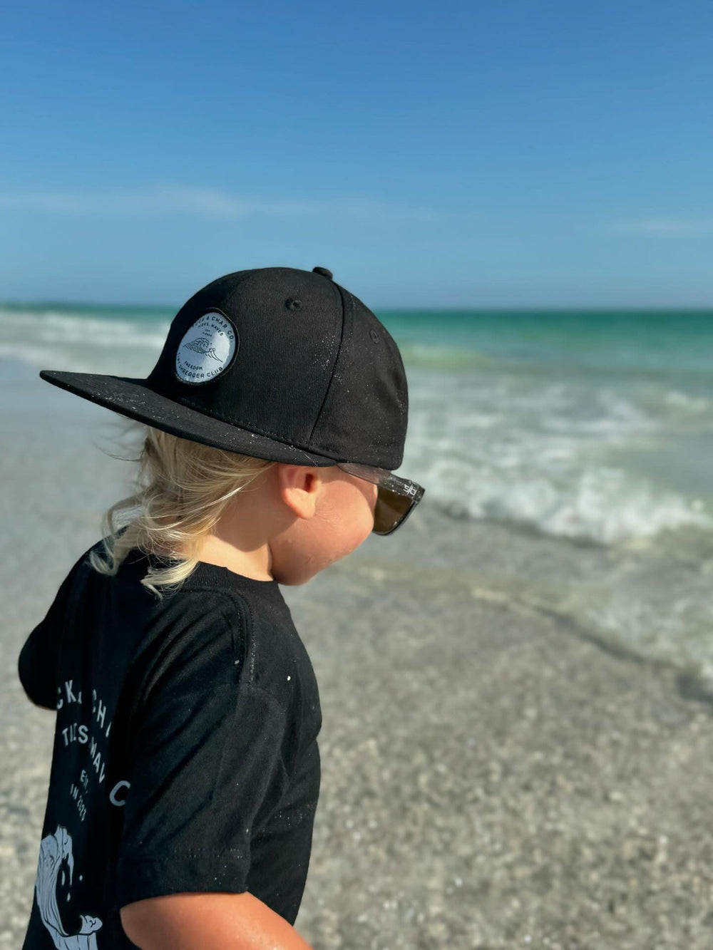 Tiny Shredder Club Snapback - Black Youth - Tuck & Char Co.