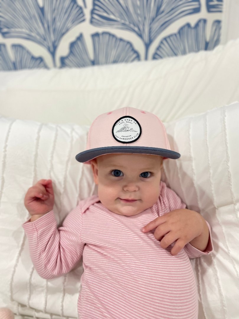 Tiny Shredder Club Snapback - Pink Toddler - Tuck & Char Co.