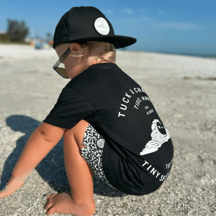Tiny Shredder Club T-Shirt - Black - Tuck & Char Co.