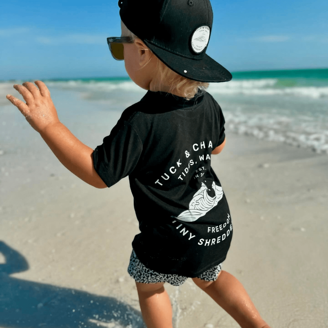 Tiny Shredder Club T-Shirt - Black - Tuck & Char Co.