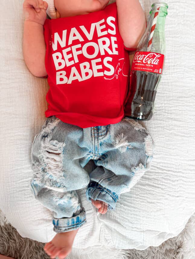 Waves Before Babes - T-Shirt - Tuck & Char Co.