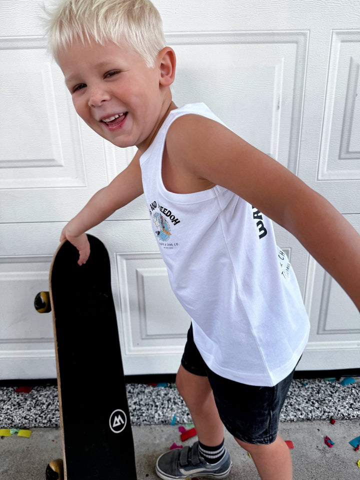Waves & Freedom Tank Top - Tuck & Char Co.