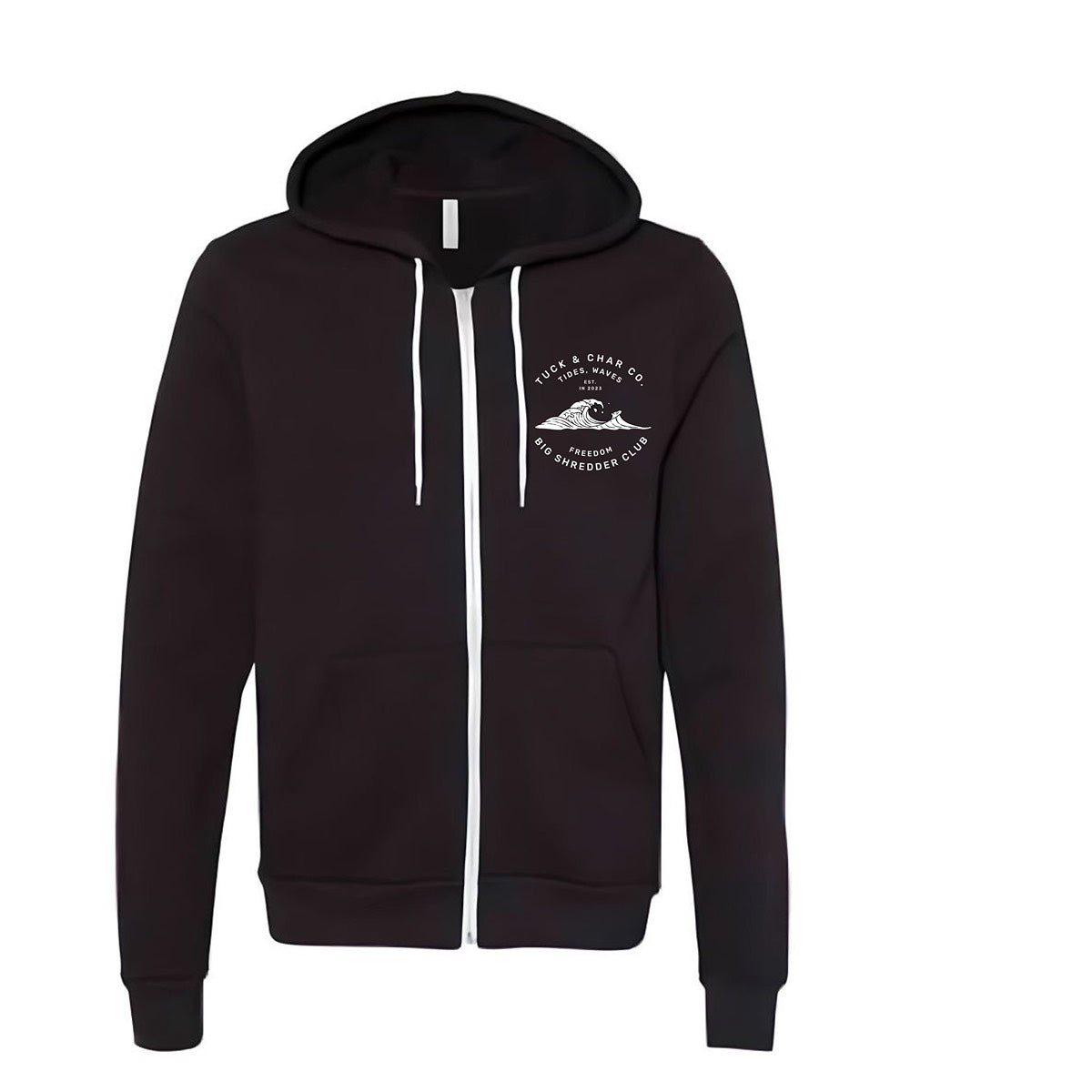 Big Shredder Club zip-up  Sweatshirt - Tuck & Char Co. 